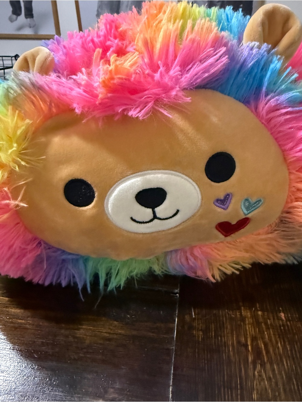 Kellytoys Squishmallows Rainbow Mane Lion Plush Stuffed Animal Toy